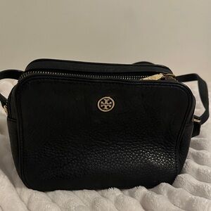 Tory Burch Black Leather Crossbody Bag